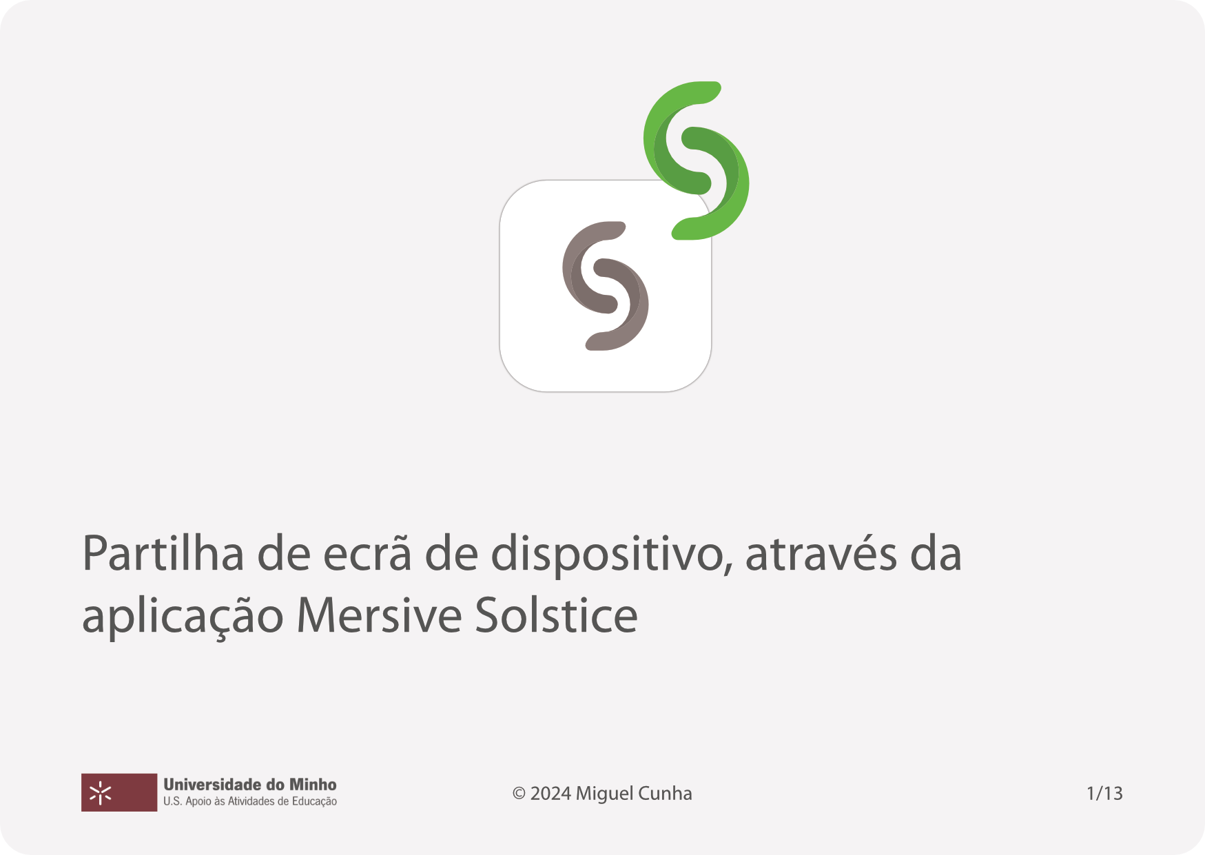 Configuração da conta de correio electrónico da UMinho